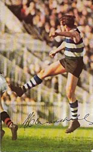 1966 Mobil Footy Photos VFL #27 Denis Marshall Front